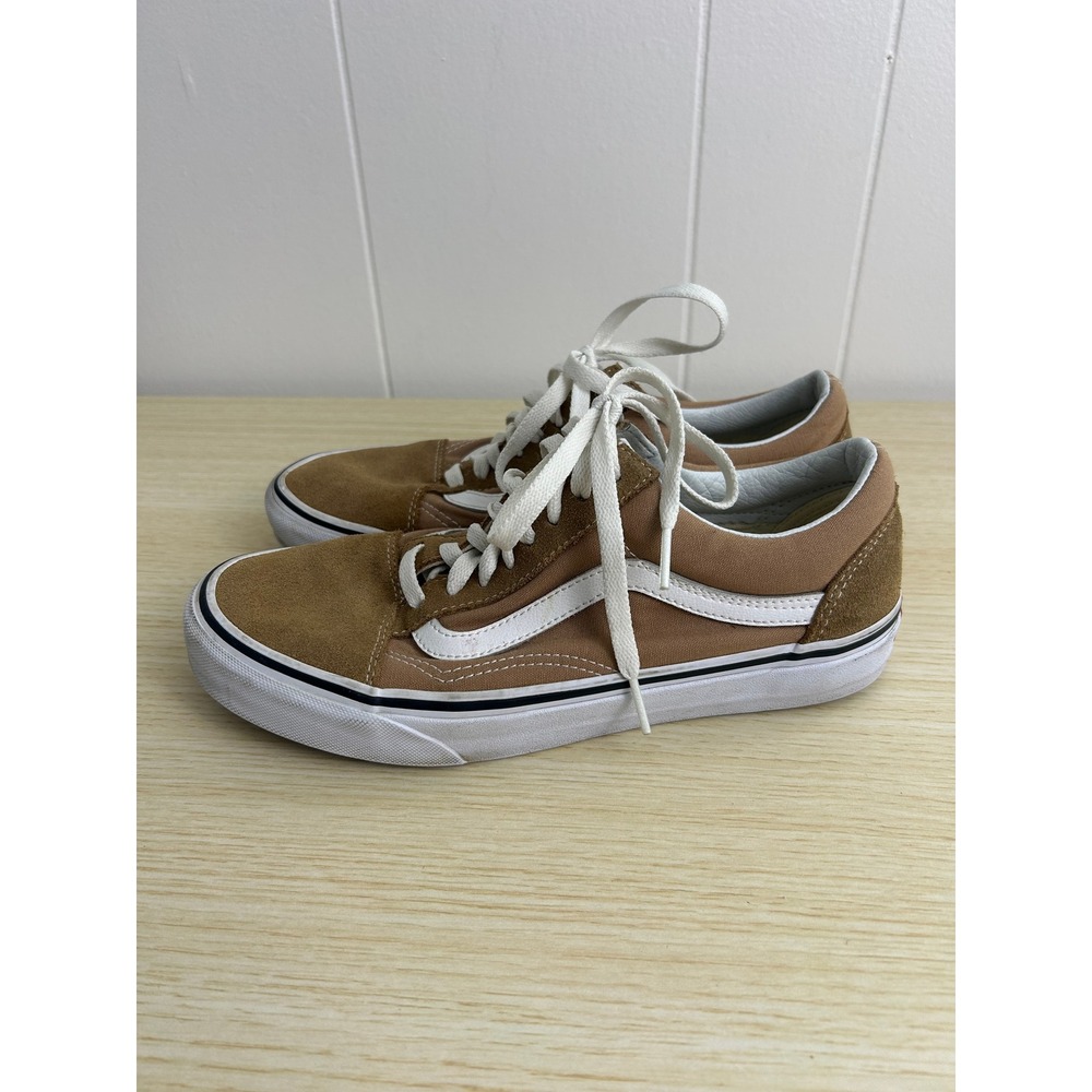 Vans Sneakers Size 9 Brown Walnut Old Skool Low Top Skate Shoes retro streetwear - Picture 4 of 10